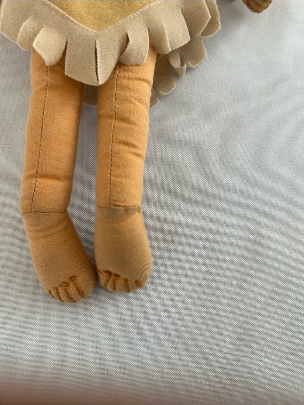 Vintage Disney pocahontas Kids Plush Doll - Tan Dress, Blue Necklace - Picture 8 of 10
